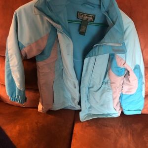 L.L.Bean Girls Coat M 10-12